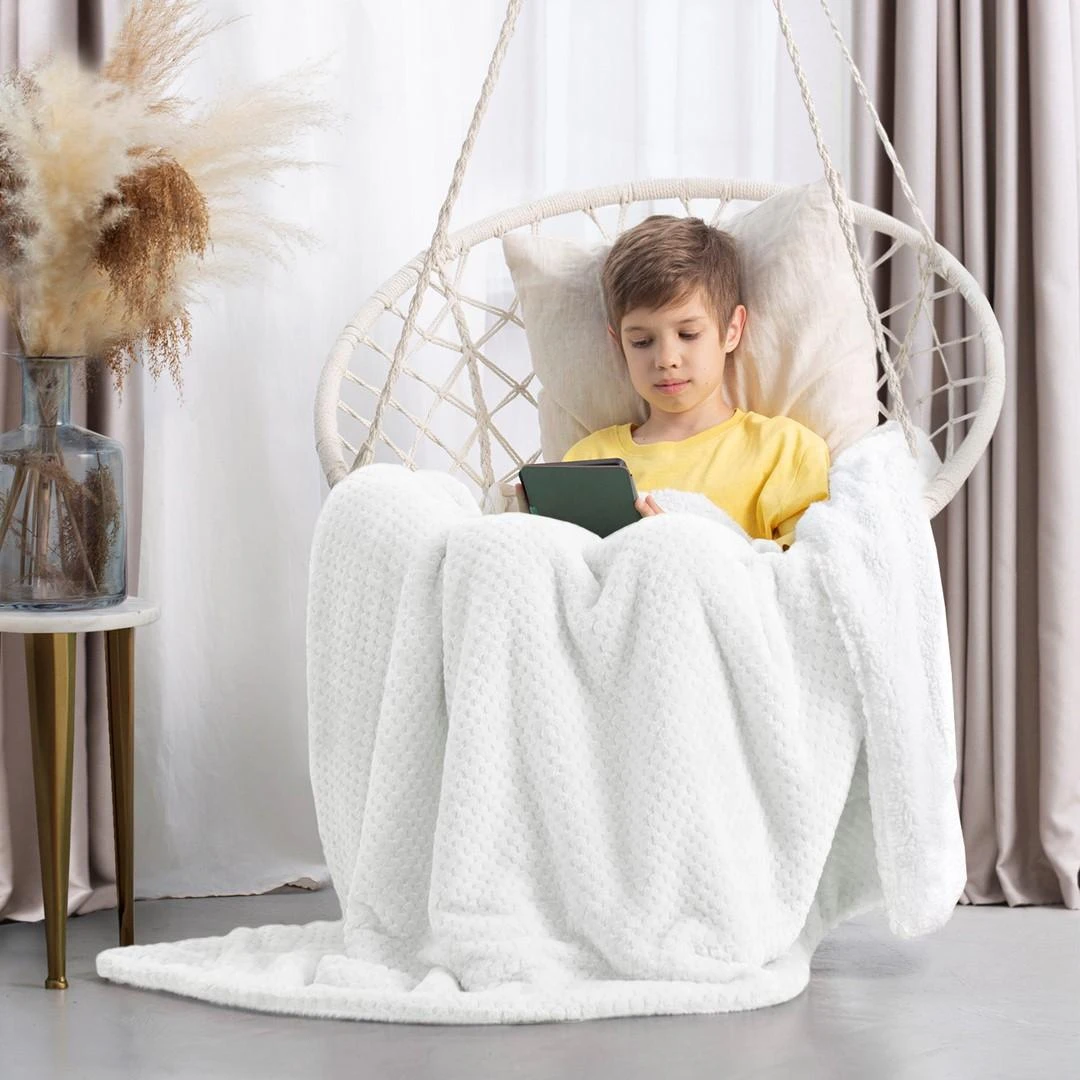 AmeliaHome Pledas SHLEEPY, 170X210 cm, spalva: balta