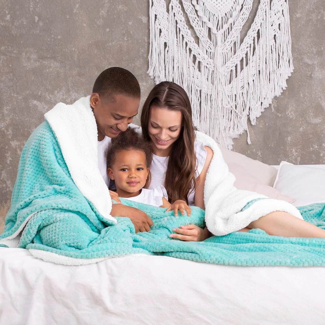 AmeliaHome Pledas SHLEEPY, 70X150 cm, spalva: turkio