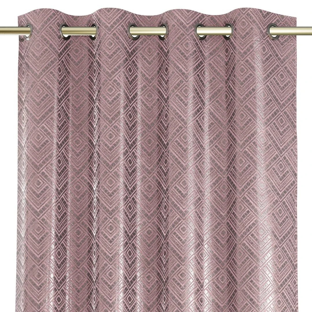 AmeliaHome Užuolaida blackout 140×250 rožinė–auksinė CASPE