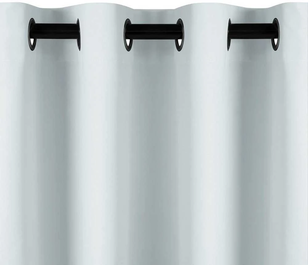 Naktinė užuolaida su žiedais AmeliaHome BLACKOUT 140X245 cm, 1 vnt., spalva: balta