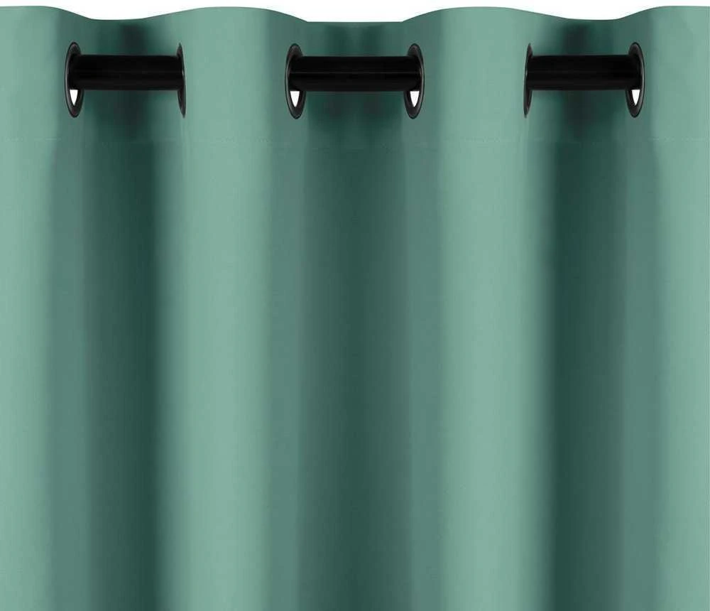 Naktinė užuolaida su žiedais AmeliaHome BLACKOUT 140X245 cm, 1 vnt., spalva: mėtų