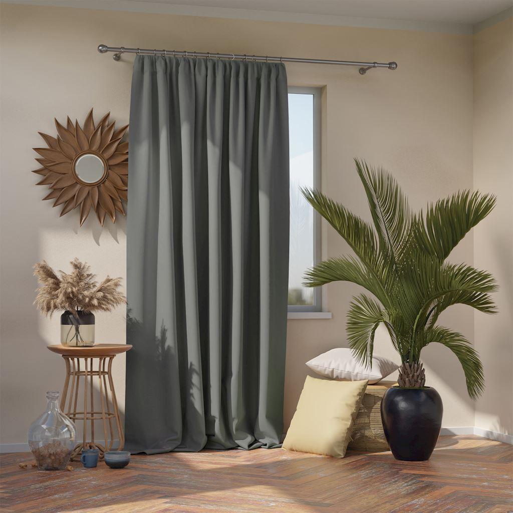 AmeliaHome Užuolaida 140×270 cm blackout tamsiai pilka AH