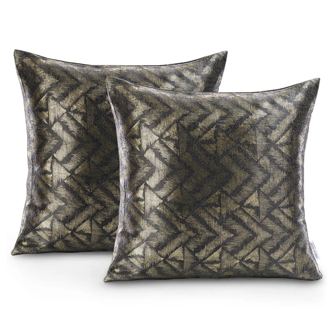 AmeliaHome Pagalvės užvalkalas 45×45 cm blackout pilka AH