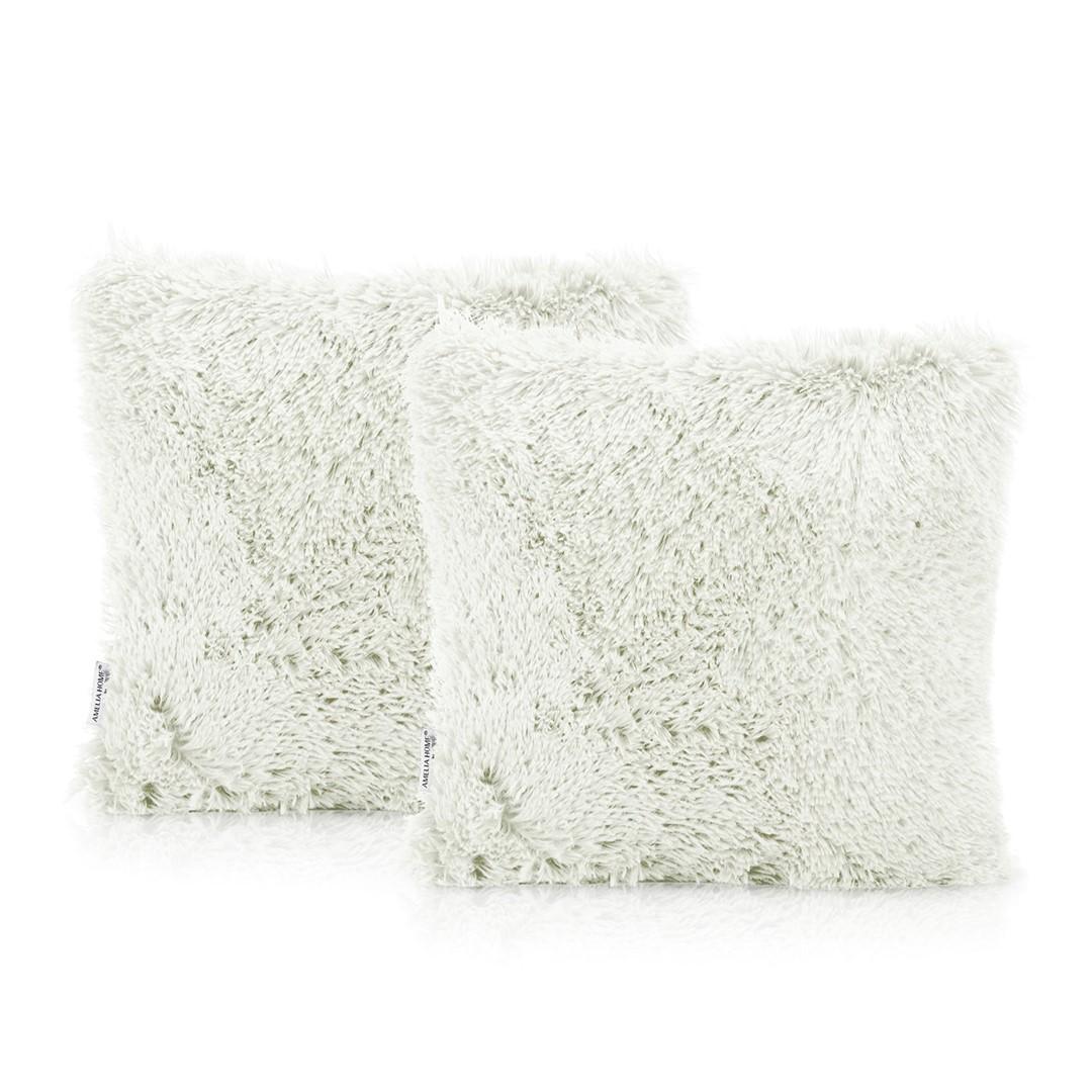 Dekoratyvinės pagalvės užvalkalas AmeliaHome Karvag 45x45 cm, 2 vnt., spalva: dramblio kaulo aprašymas - Prekės nuotrauka