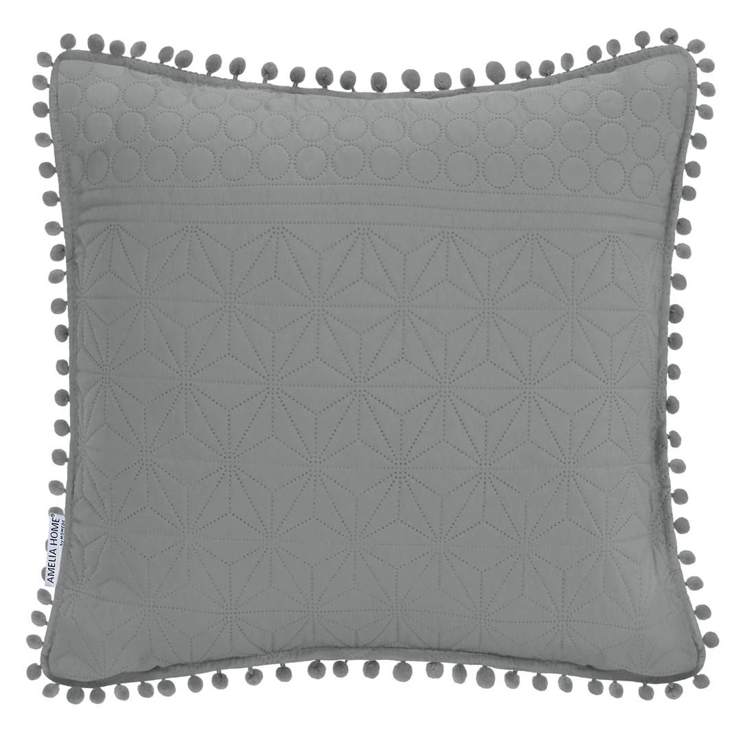 AmeliaHome Pagalvės užvalkalas 45 × 45 cm, tamsiai pilkos spalvos AH FILL