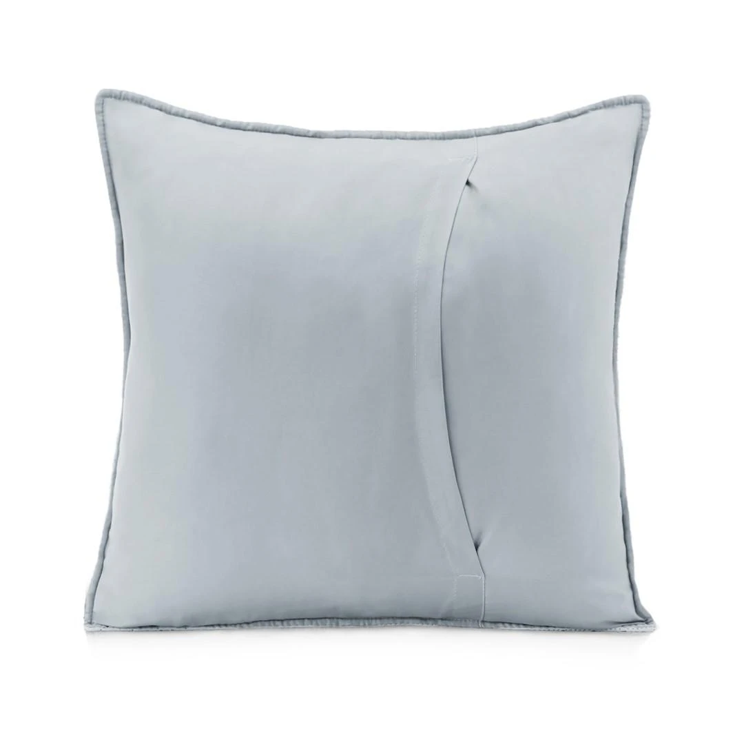 AmeliaHome Dekoratyvinis pagalvės užvalkalas 45 × 45 cm, mėlynos ir sidabrinės spalvos AH