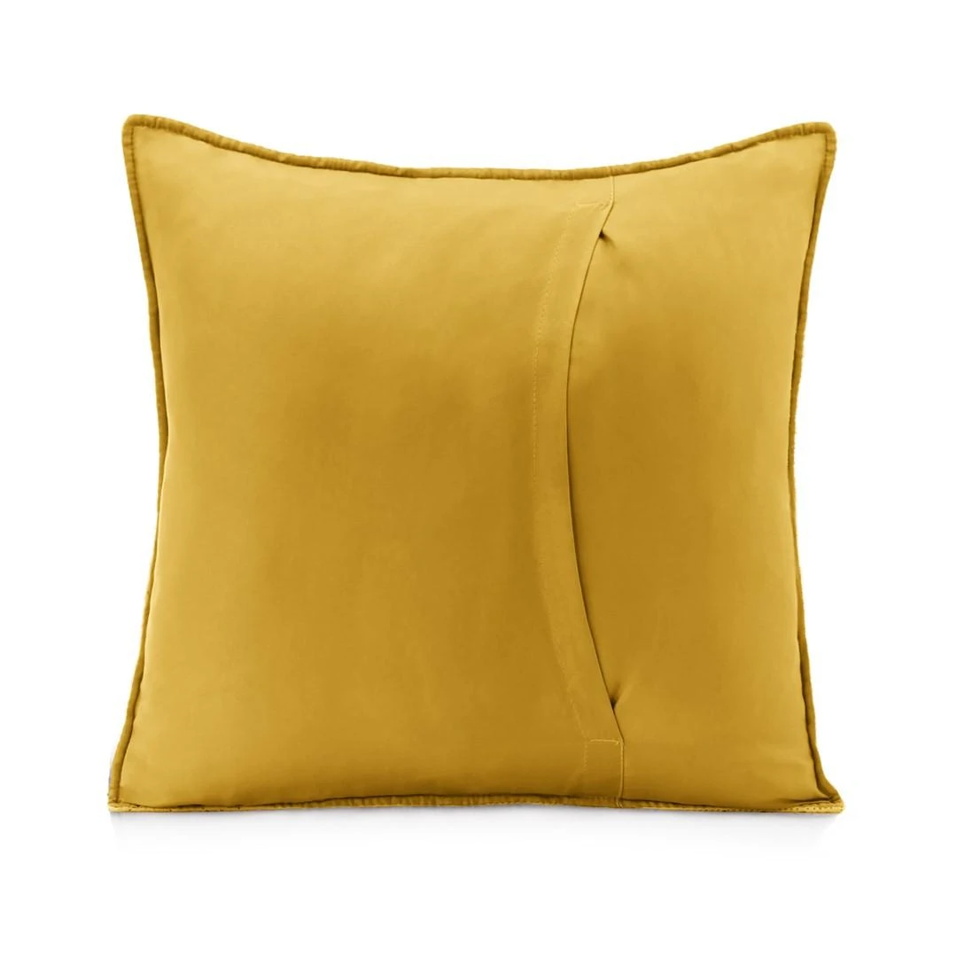 AmeliaHome Dekoratyvinis užvalkalas 45×45 cm, tamsiai pilka ir medaus spalvos, 2 vnt.