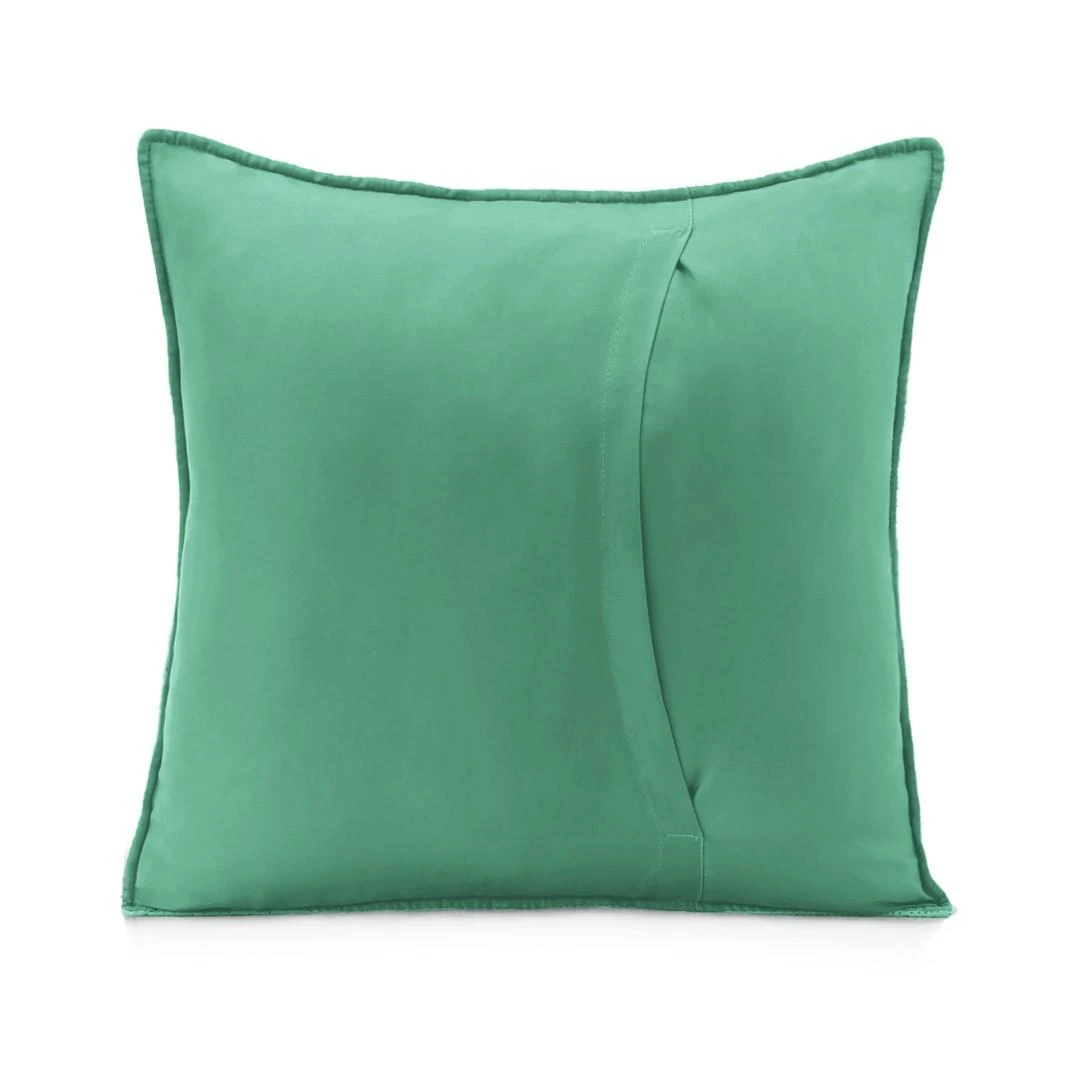 AmeliaHome Dekoratyvinis pagalvės užvalkalas 45 × 45 cm, žalios ir smaragdinės spalvos (2 vnt.) AH