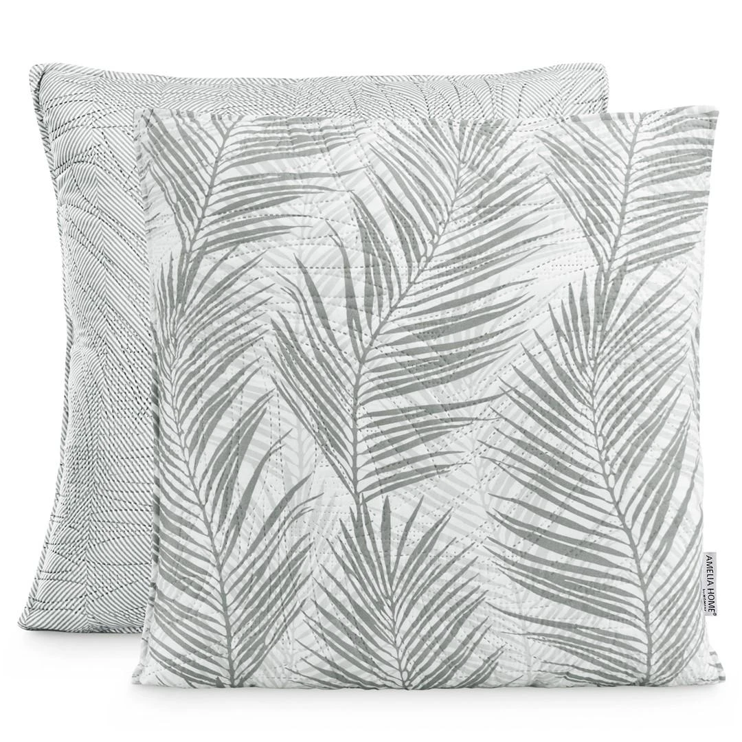 AmeliaHome Pagalvės užvalkalas 45 × 45 cm, pilkos spalvos AH TROPICALBONAIRE