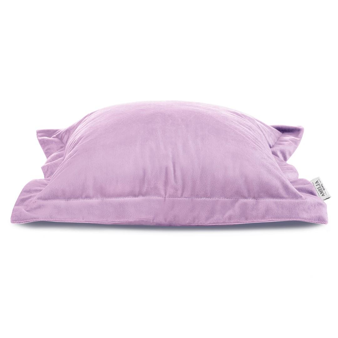 AmeliaHome Pagalvės užvalkalas 45×45 cm aksomas rožinis AH