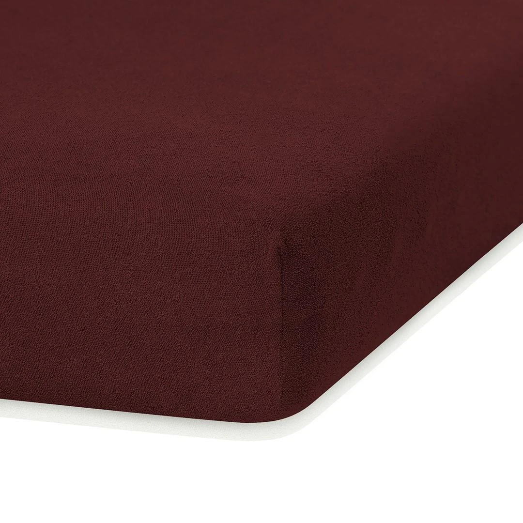 AmeliaHome Paklodė su guma 160–180x200+30 cm ruda AH RUBY