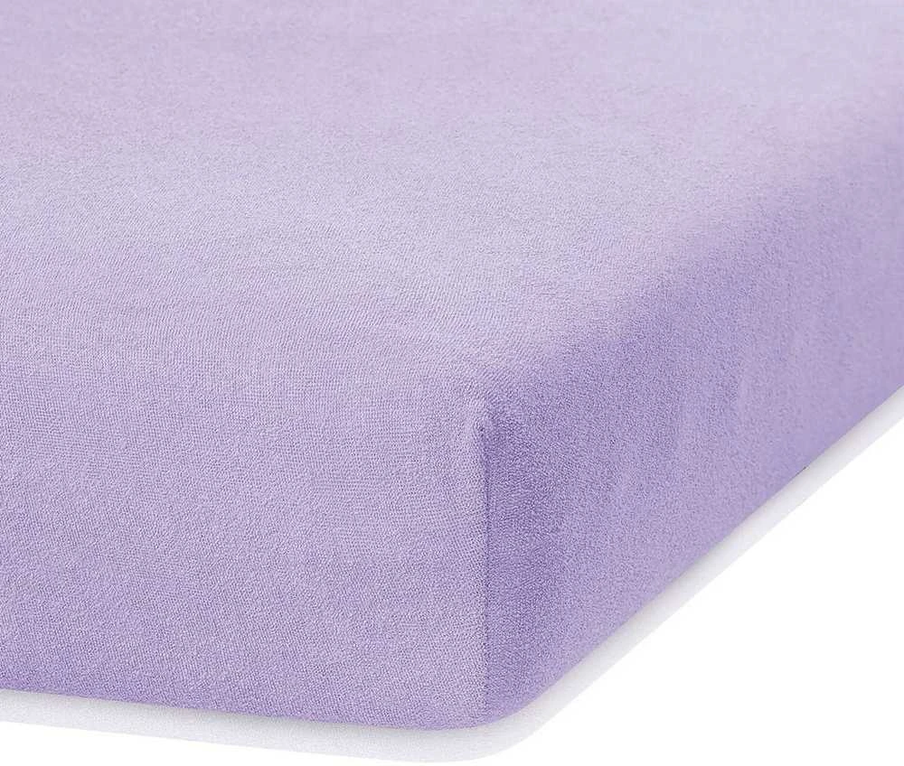 AmeliaHome Paklodė su guma 140-160x200+30 šviesiai violetinė AH RUBY