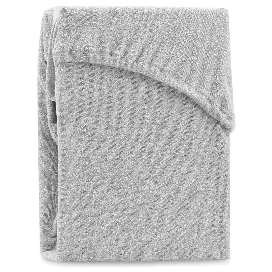 AmeliaHome Paklodė su guma 160–180×200+30 sidabrinė AH RUBY