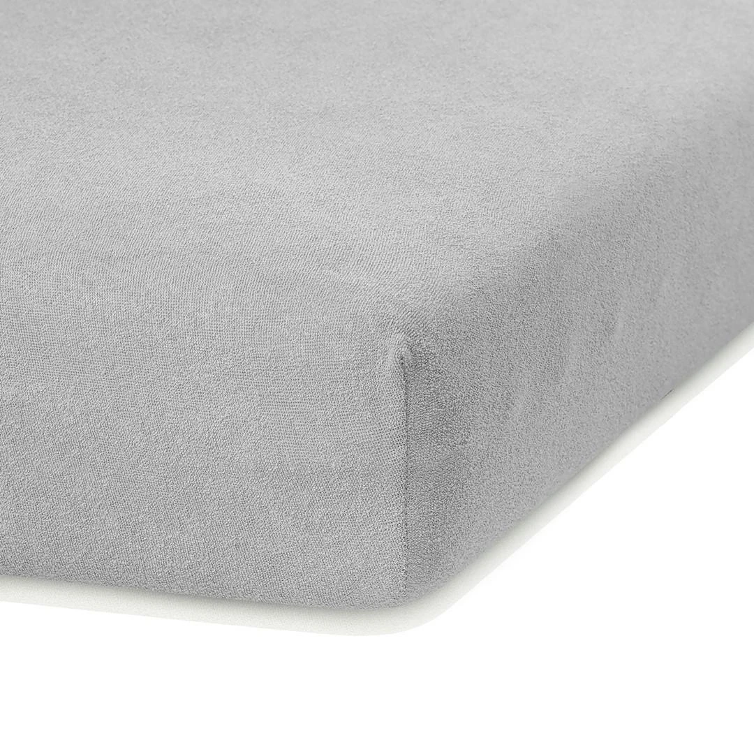 AmeliaHome Paklodė su guma 160–180×200+30 sidabrinė AH RUBY