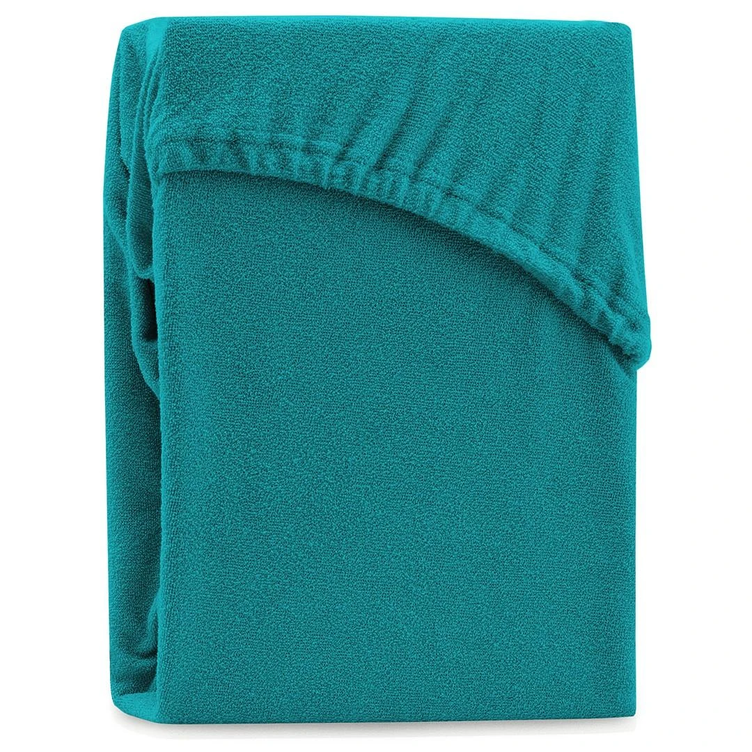 AmeliaHome Paklodė su guma 180–200×200+30 cm turkio spalvos AH Ruby