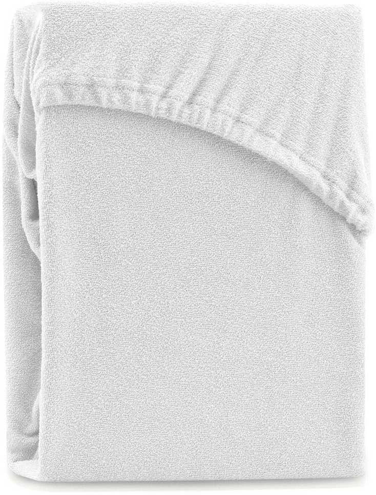 AmeliaHome Paklodė su guma balta 100–120×200+30 AH RUBY