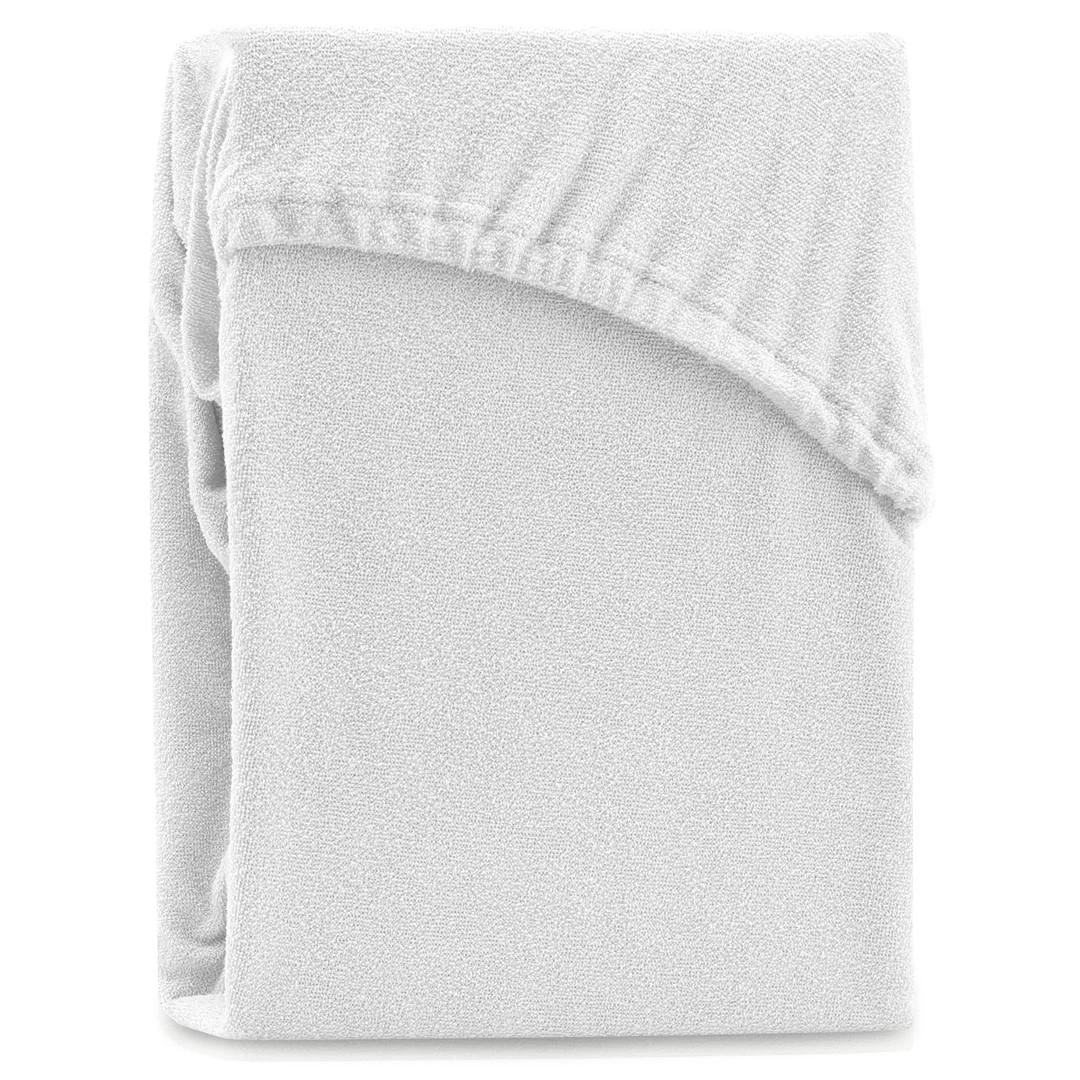 AmeliaHome Paklodė su guma 200–220x200+30 balta AH RUBY