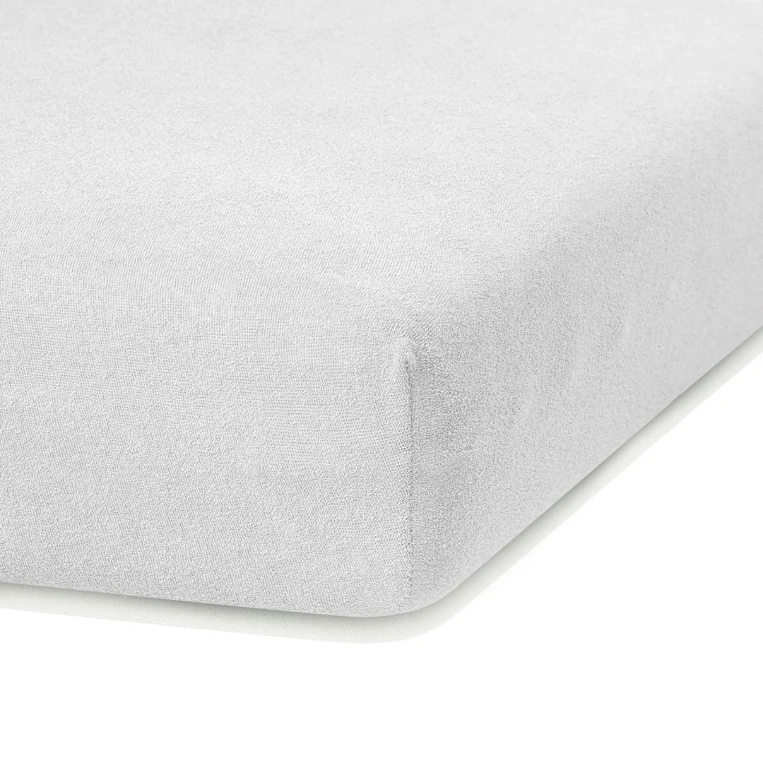AmeliaHome Paklodė su guma 200–220x200+30 balta AH RUBY