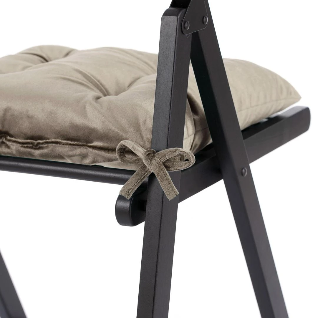 AmeliaHome Kėdės pagalvėlė 40×40 smėlio spalvos AH Aleksa