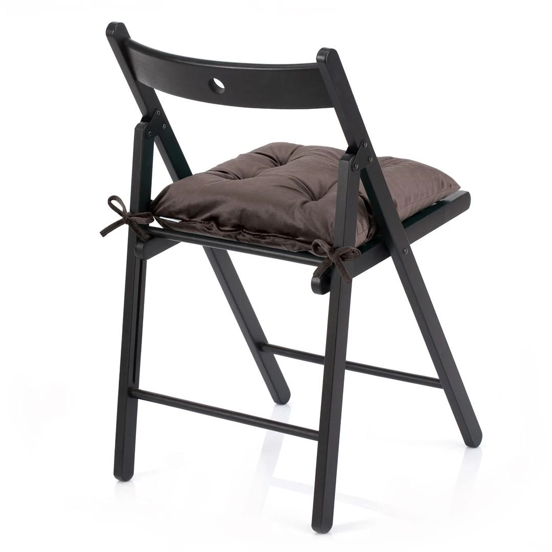 AmeliaHome Kėdės pagalvėlė 40×40 cm tamsiai ruda ALEKSA