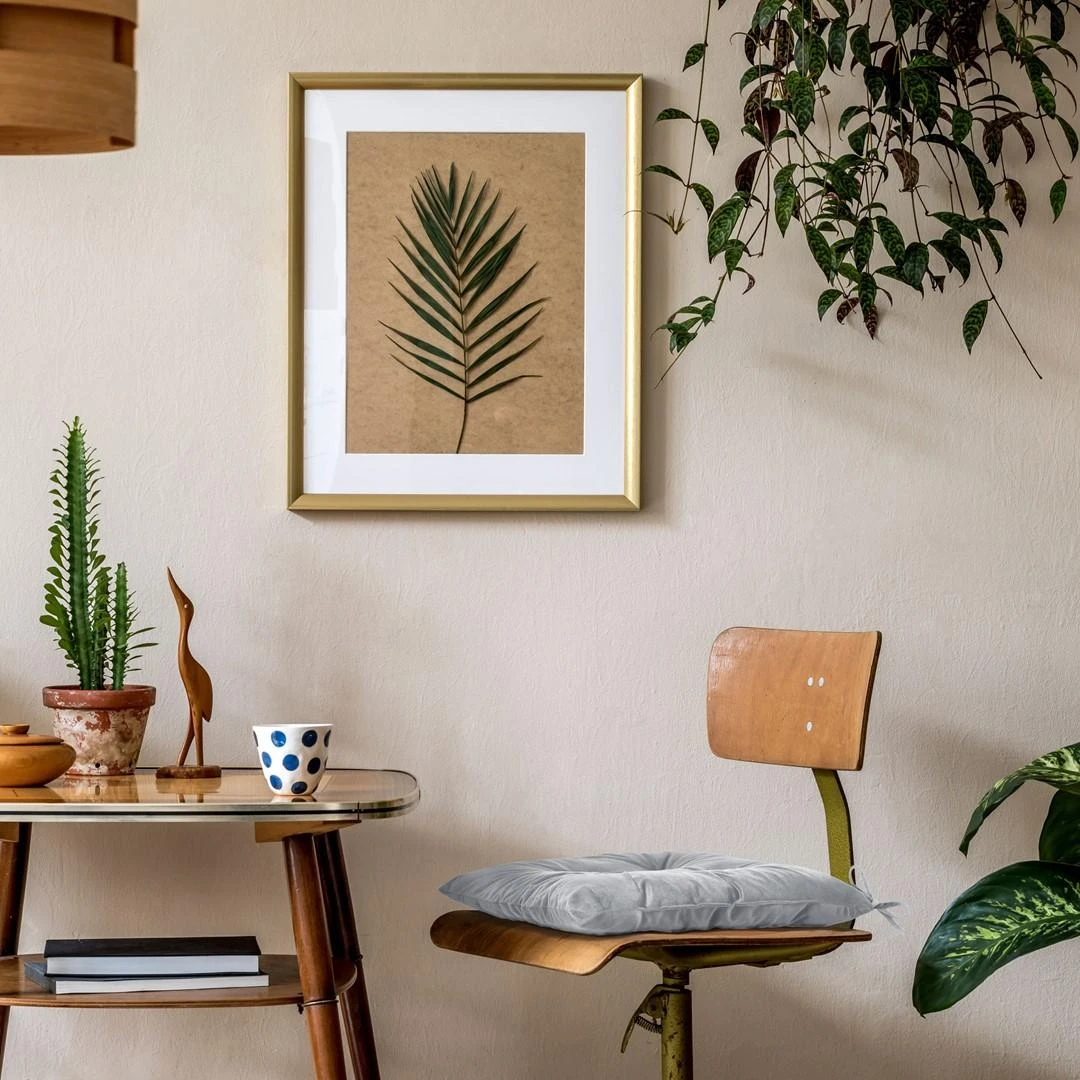 AmeliaHome Pagalvėlė kėdei 40×40 sidabrinė Aleksa