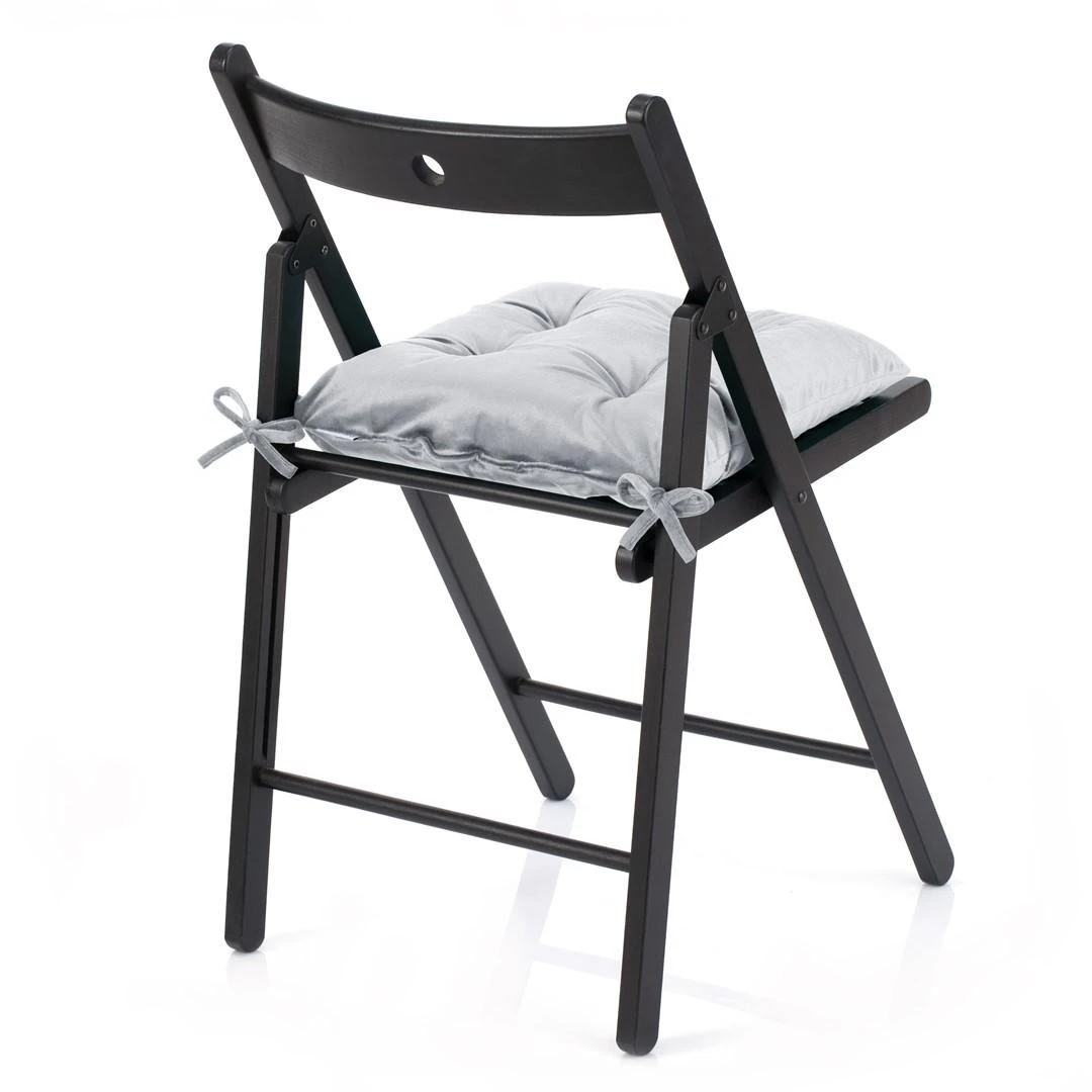 AmeliaHome Pagalvėlė kėdei 40×40 sidabrinė Aleksa