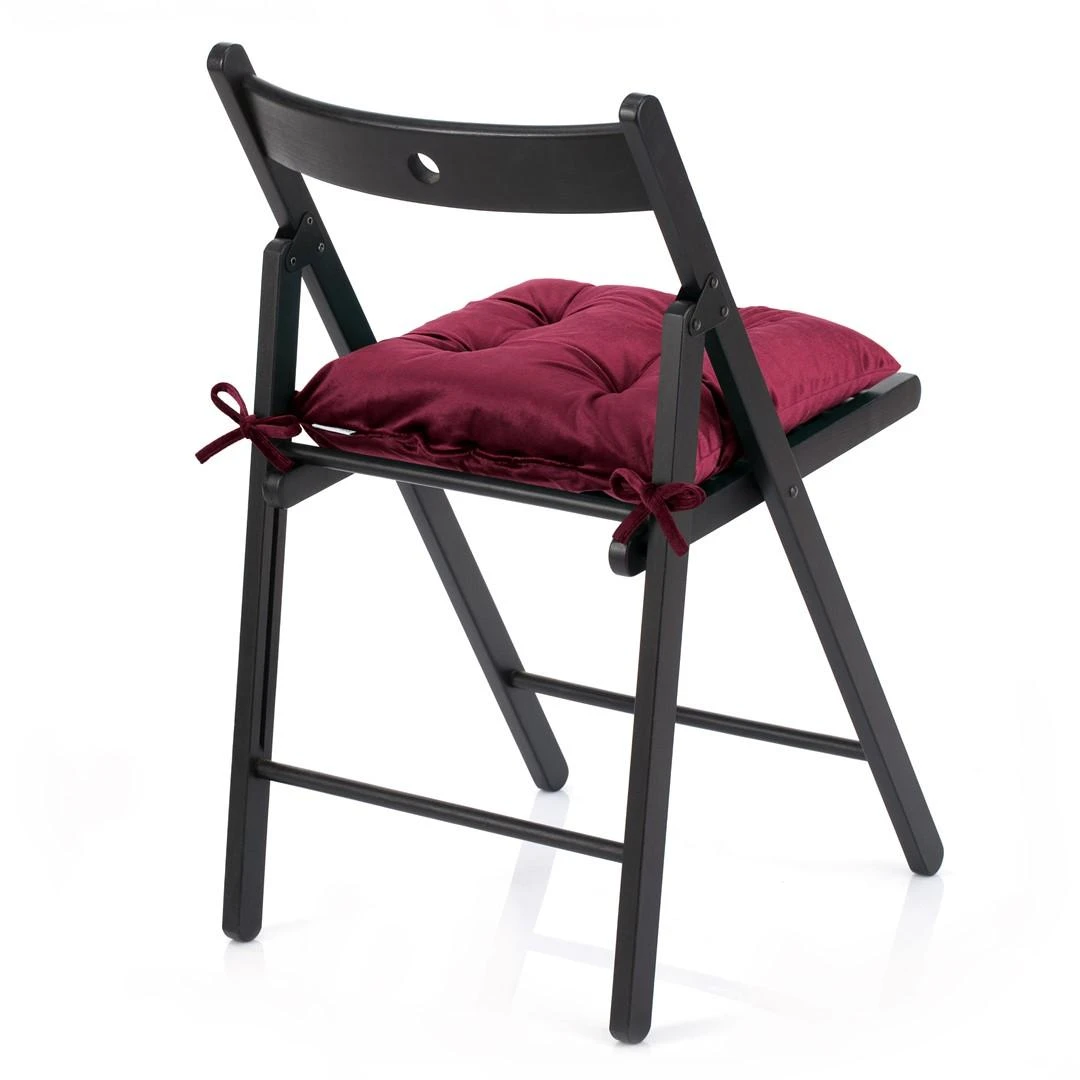 AmeliaHome Pagalvėlė kėdei 40×40 cm bordo AH ALEKSA
