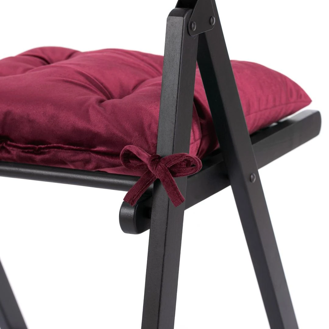 AmeliaHome Pagalvėlė kėdei 40×40 cm bordo AH ALEKSA