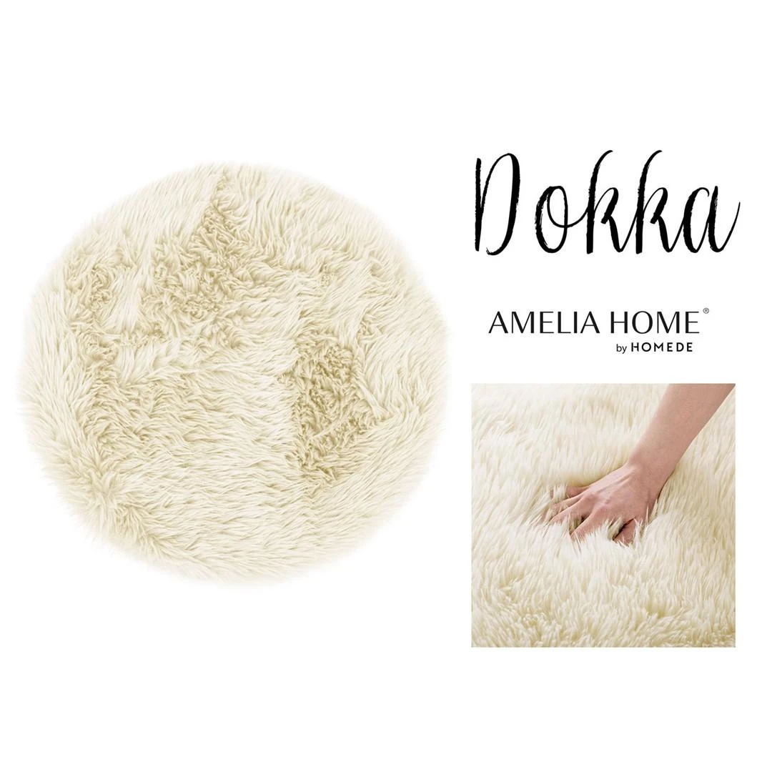 AmeliaHome KILIMAS / AH / DOKKA / BEIGE / R90