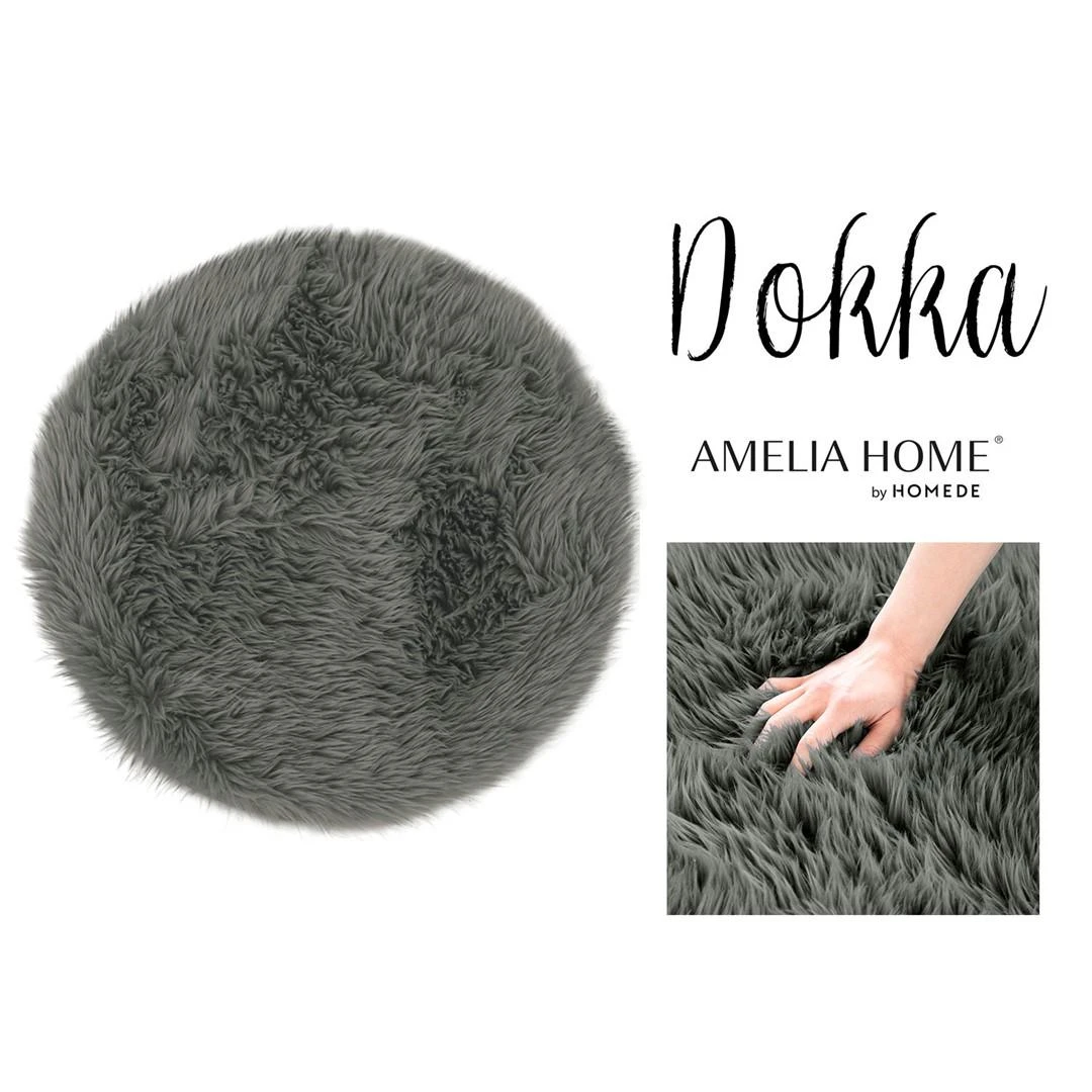 AmeliaHome KILIMAS / AH / DOKKA / DARKGREY / R45