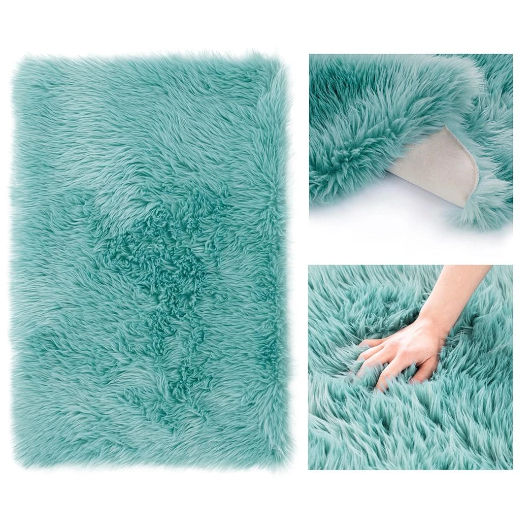 AmeliaHome KILIMAS / AH / DOKKA / NESKLYDUS / MĖLYNAS / 75x120