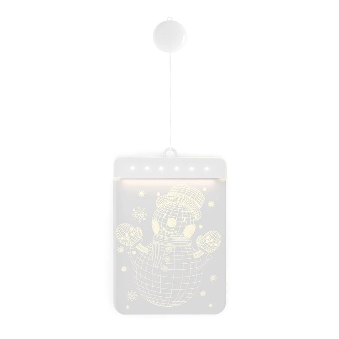 AmeliaHome LEDPL/AH/SNOWMAN/RECT/1PC