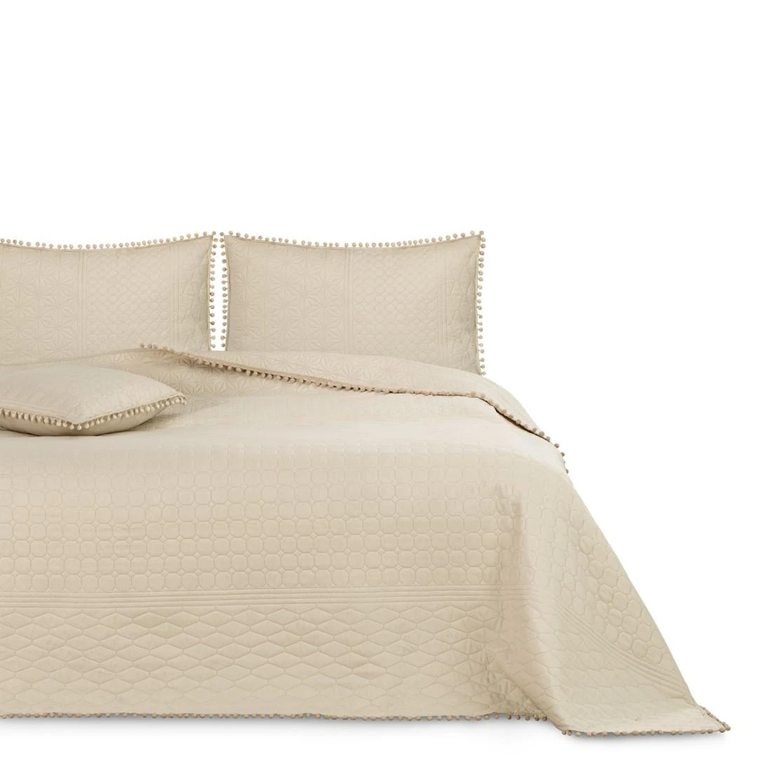 AmeliaHome Lovatiesė 200 × 220 cm, smėlio spalvos AH