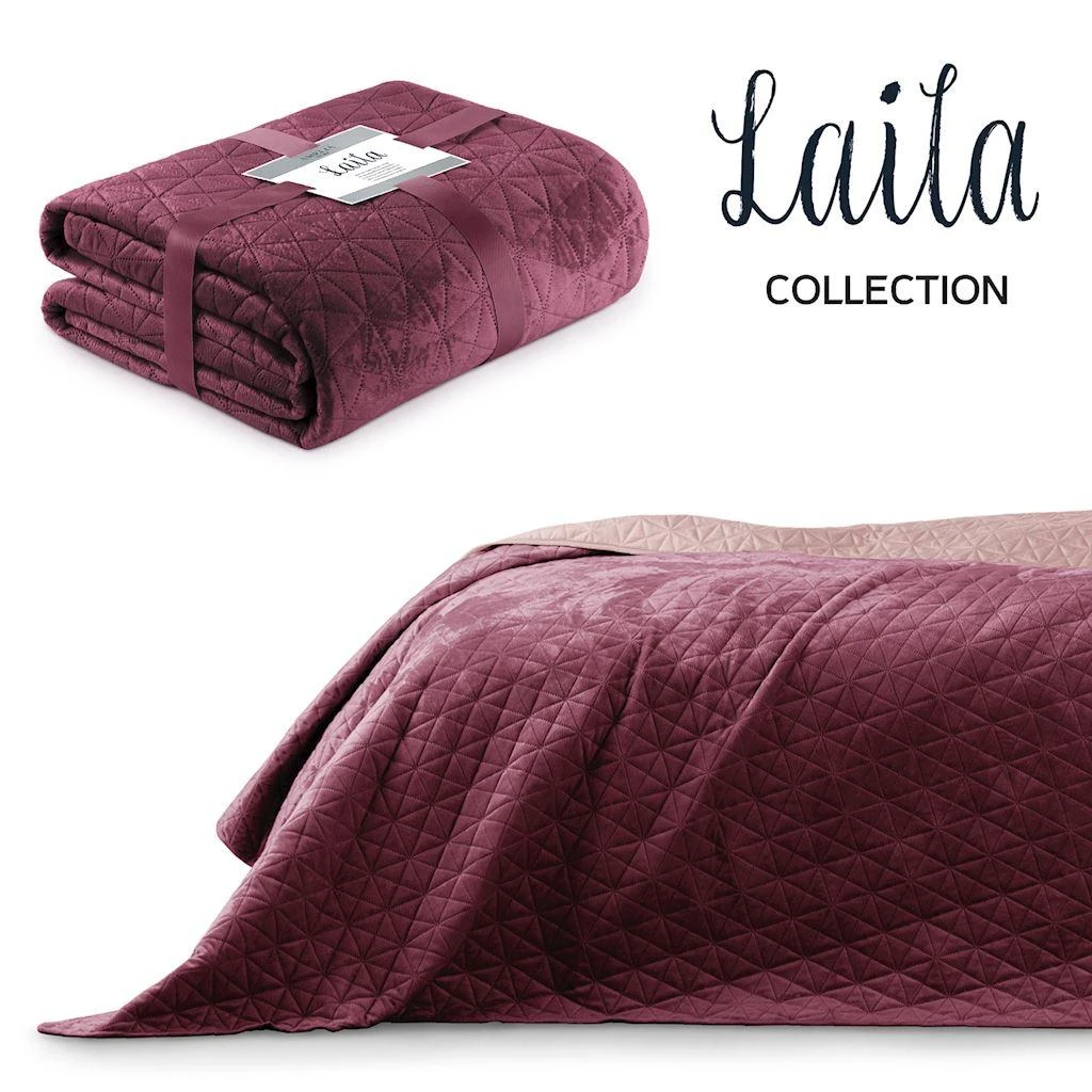AmeliaHome lovatiesė LAILA, 240x260 cm, spalva: bordo
