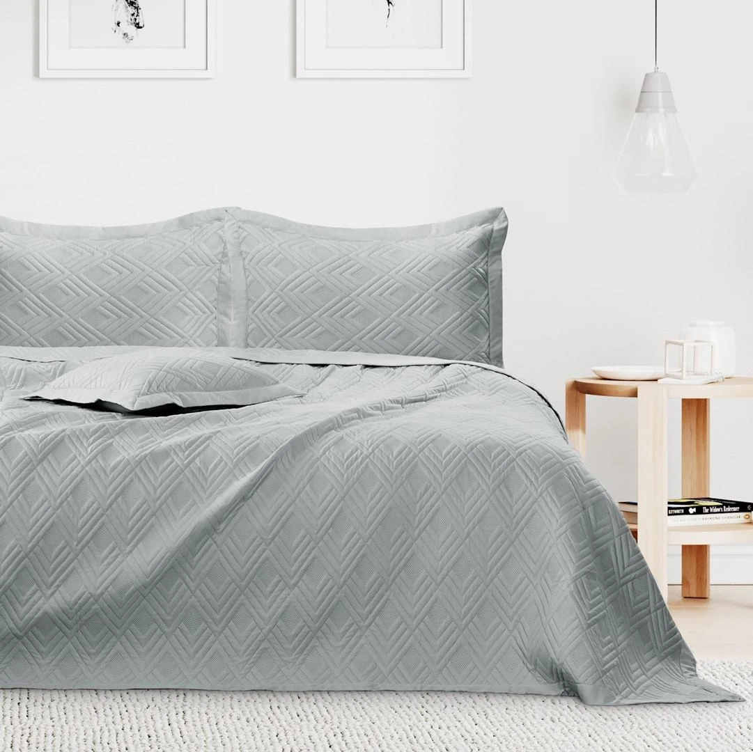 AmeliaHome Lovatiesė 260 × 280 cm, pilkos spalvos
