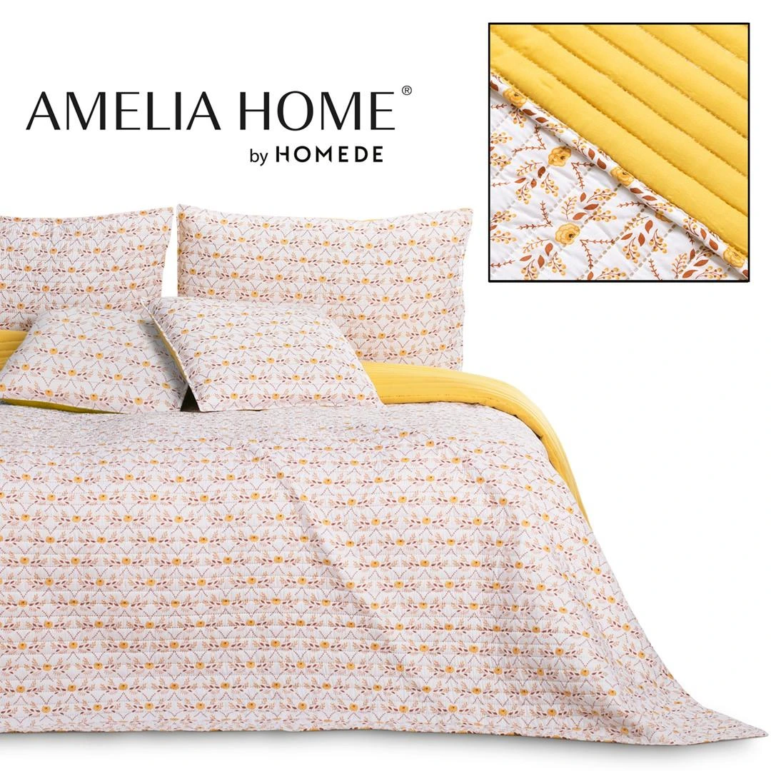 AmeliaHome Lovatiesė 260 × 280 cm, baltos spalvos