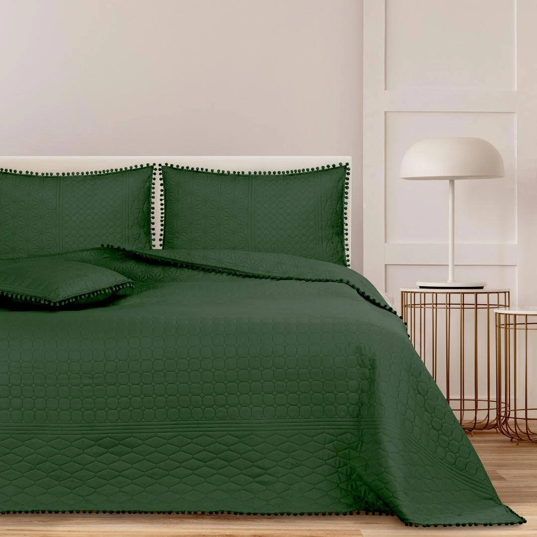 AmeliaHome Lovatiesė 170 × 270 cm AH BOTTLEGREEN