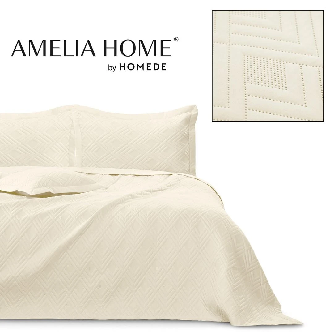 AmeliaHome Lovatiesė 240 × 260 cm, smėlio spalvos