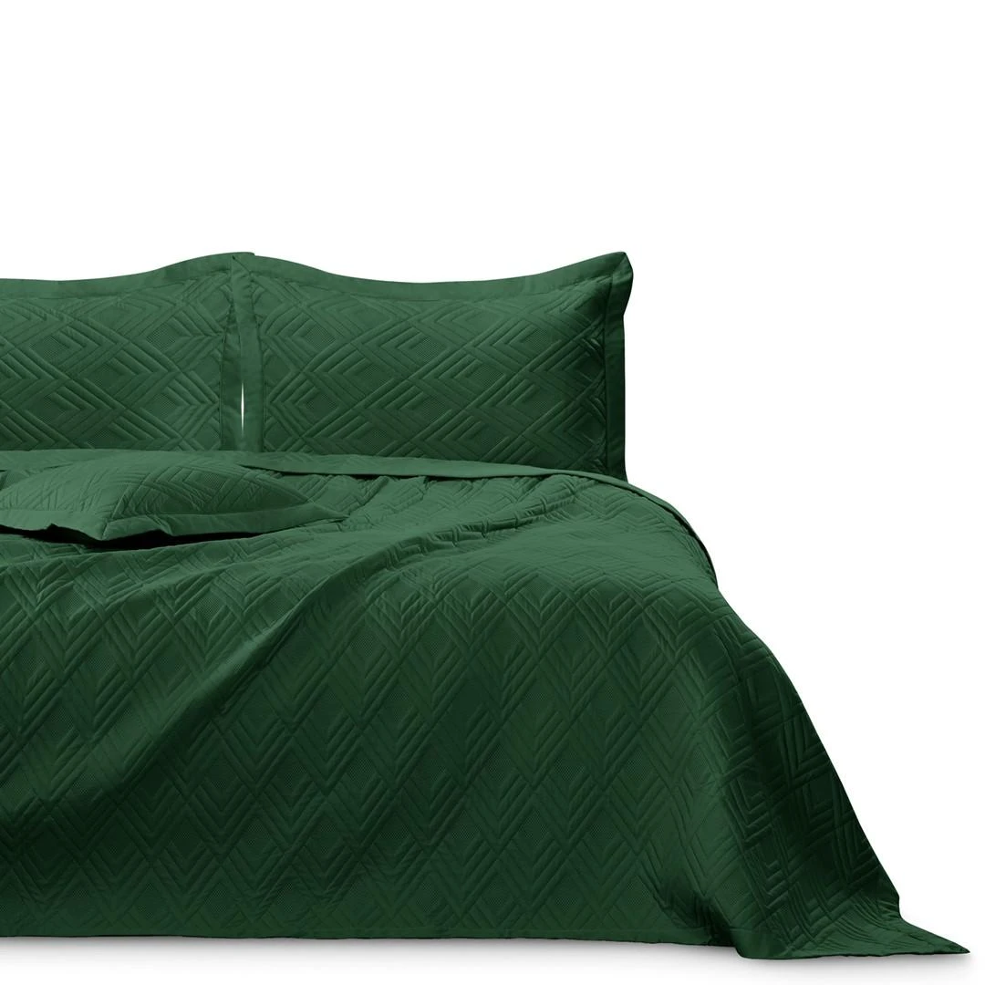 AmeliaHome Lovatiesė 200 × 220 cm, butelių žalia