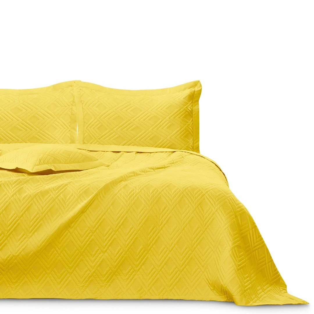 AmeliaHome Lovatiesė 200 × 220 cm, garstyčių spalvos