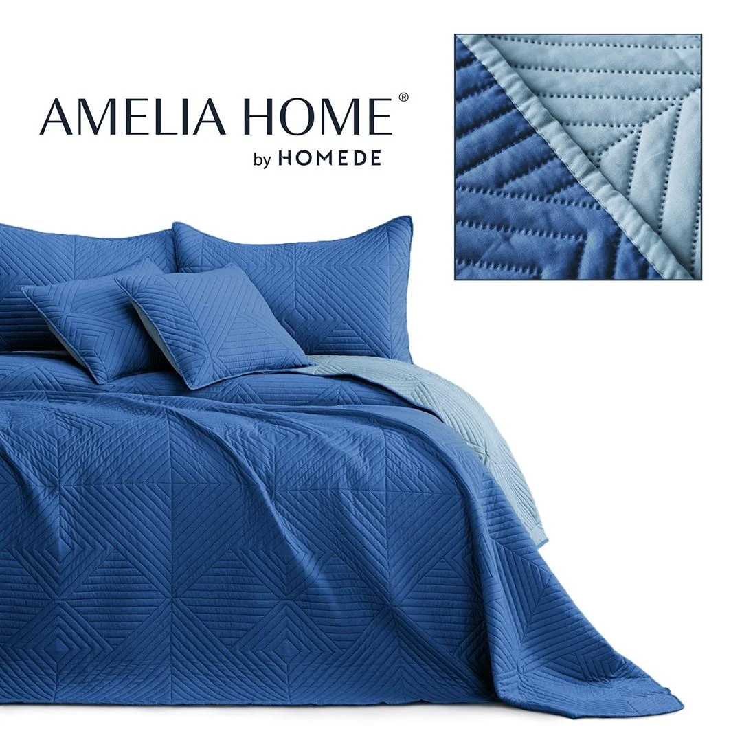 AmeliaHome Lovatiesė 170 × 270 cm, mėlynos spalvos