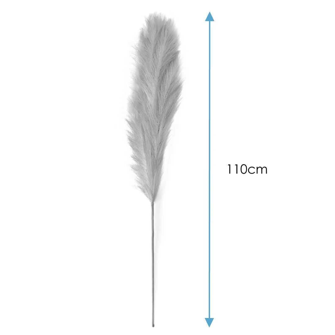 Dirbtinė pampų žolė AmeliaHome PAMPLY, 110 cm, 3 vnt. spalva: medaus