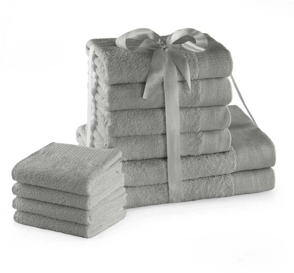 Rankšluostis AmeliaHome Rankšluosčių rinkinys 2 × 70 × 140 cm, 4 × 50 × 100 cm, 4 × 30 × 50 cm AH AMARI SIL
