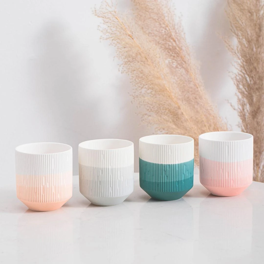 AmeliaHome STORAGEJAR/AH/FINO/POWDERPINK/9X9,8