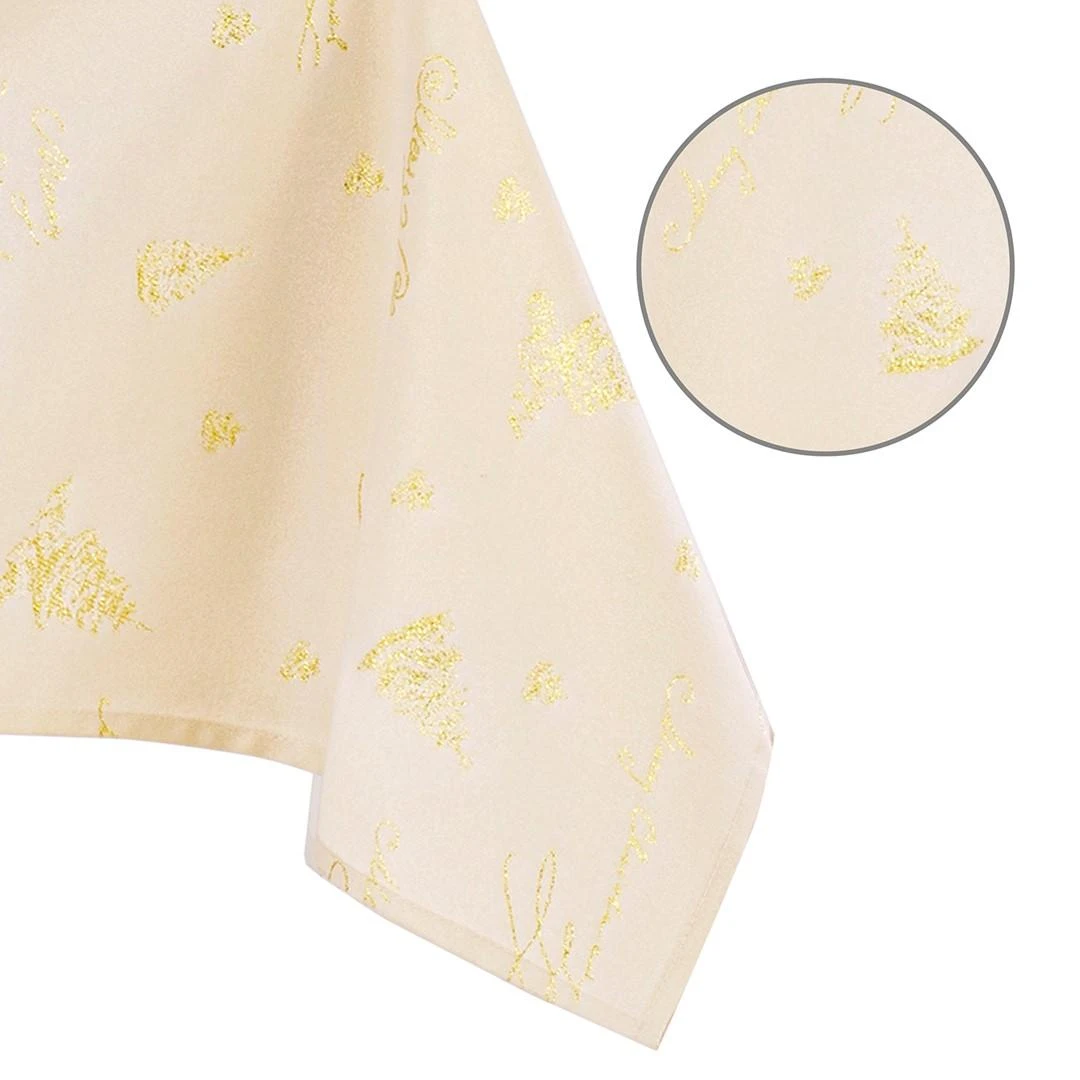 AmeliaHome TCLOTH/AH/CHRISTMASEVE/HMD/GOLD/140X400
