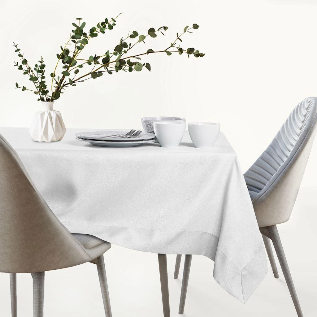 AmeliaHome Staltiesė EMPIRE balta 110 x 180 cm