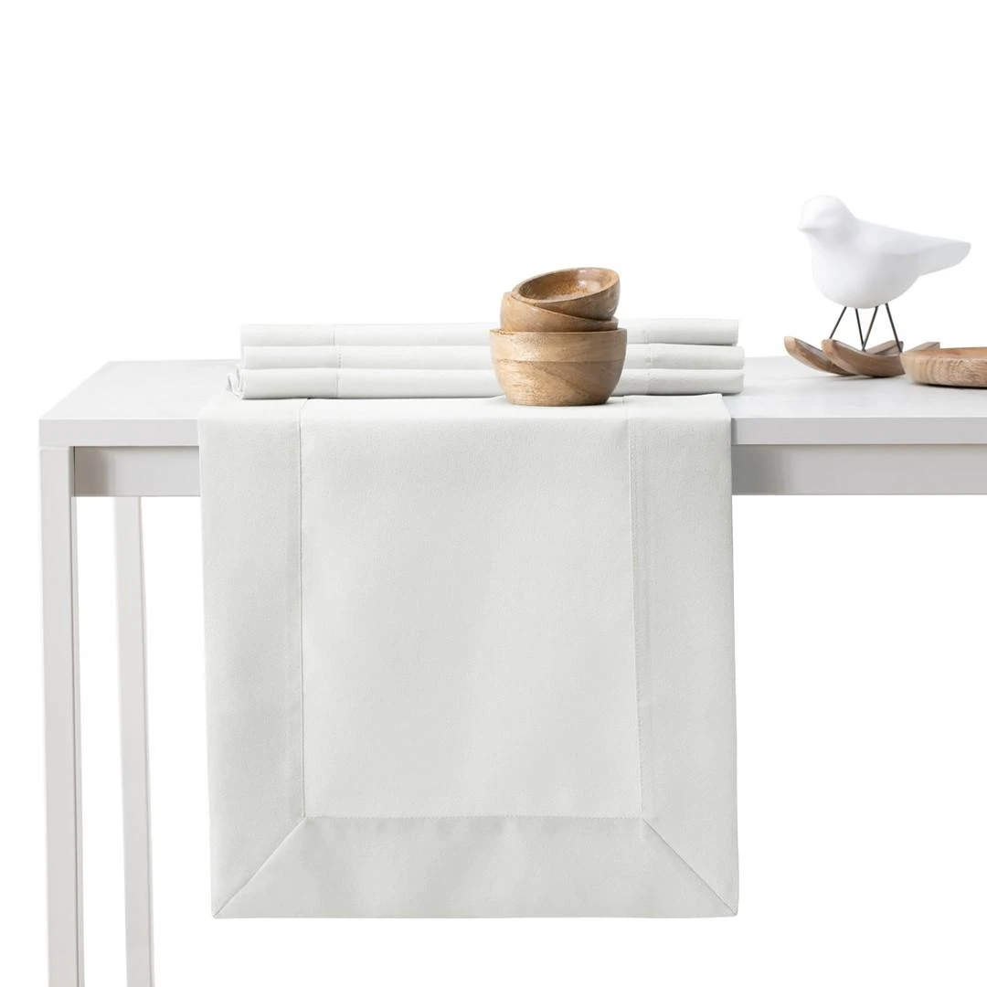 AmeliaHome Kreminės spalvos staltiesė EMPIRE 40 × 250 cm