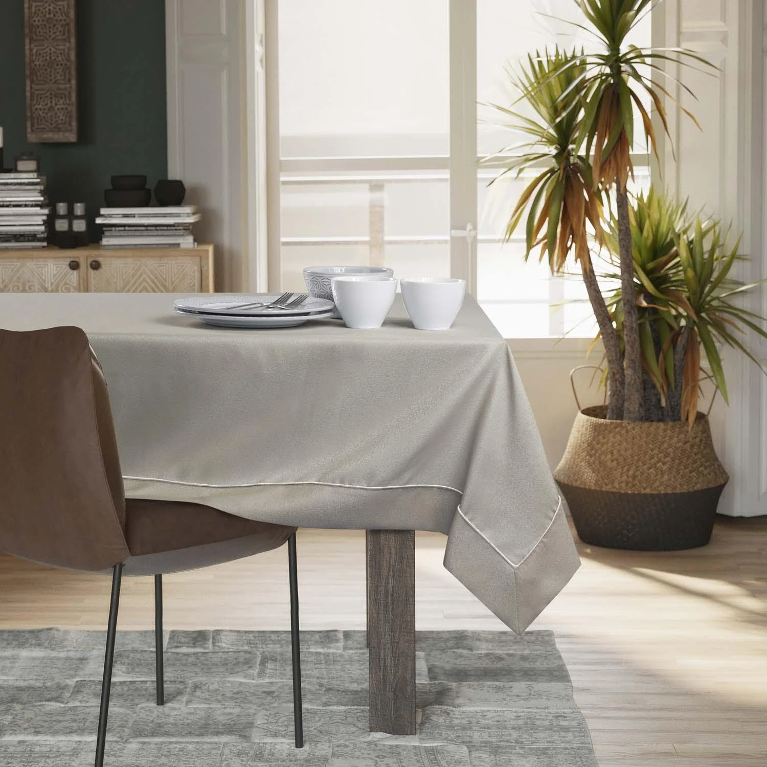 AmeliaHome Staltiesė EMPIRE cappuccino 140x340