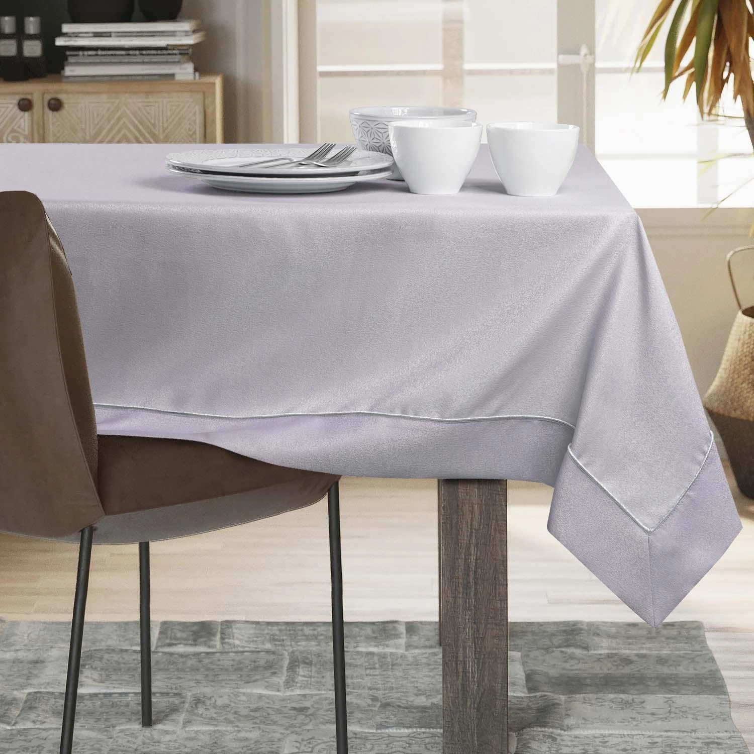 AmeliaHome Staltiesė levandinės spalvos 120×220 cm (kolekcija EMPIRE)
