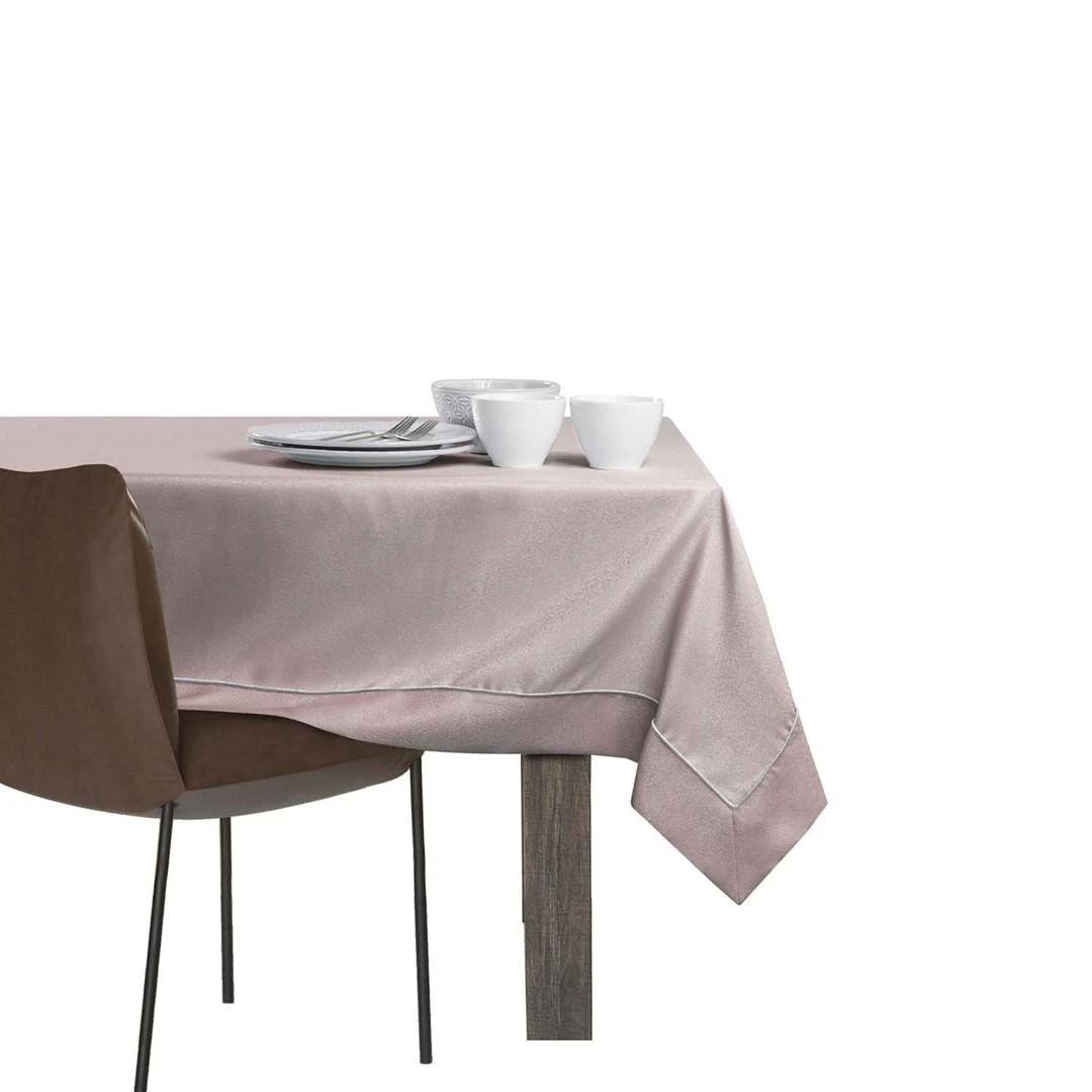 AmeliaHome Staltiesė „Empire“ pudrinės rožinės spalvos 140 × 320 cm